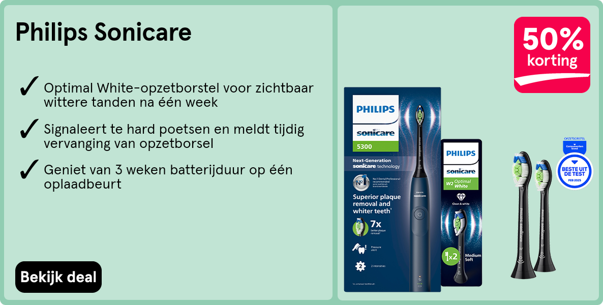 philips sonicare tandenborstel en opzetborstel